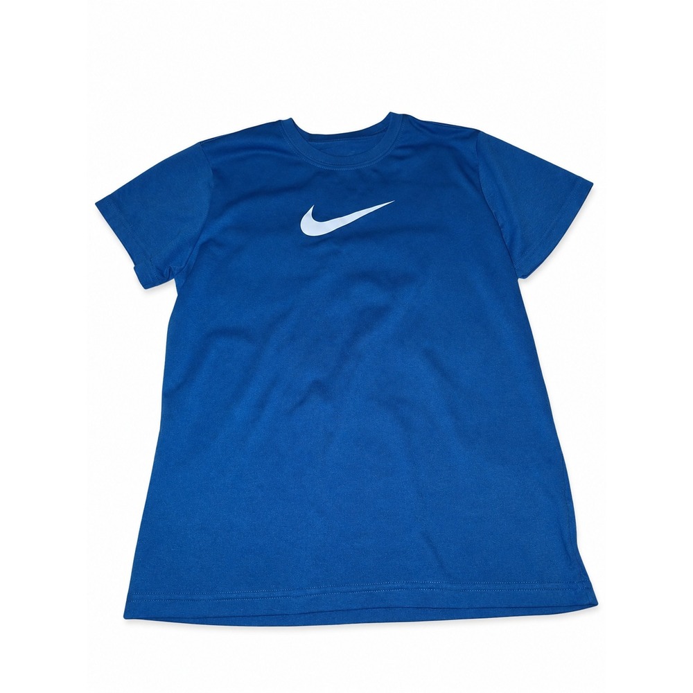 Nike Dri-FIT Youth Blue Athletic Performance T-Shirt Size Large Lightweight
